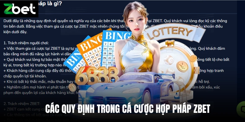 Các quy định trong cá cược hợp pháp Zbet