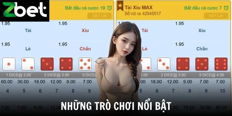 Những trò chơi nổi bật
